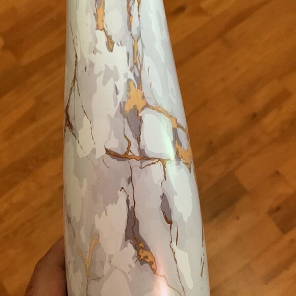 Wine Decanter Stainless Steel Faux Marble Picnic - Picture 6 of 8